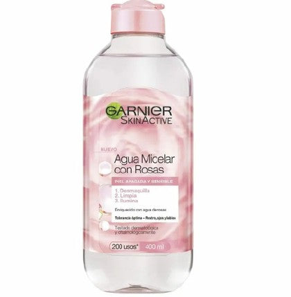 AGUA MICELAR CLASICA ROSADA GARNIEL MOCE
